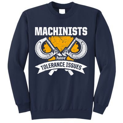 Machinist Tolerance CNC Machine Operator Machining Sweatshirt