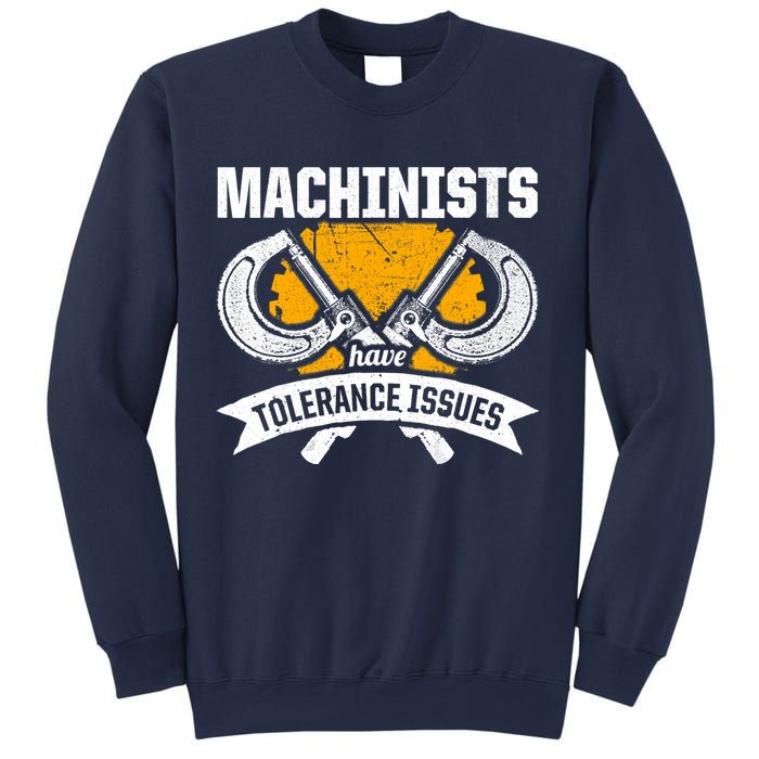 Machinist Tolerance CNC Machine Operator Machining Sweatshirt