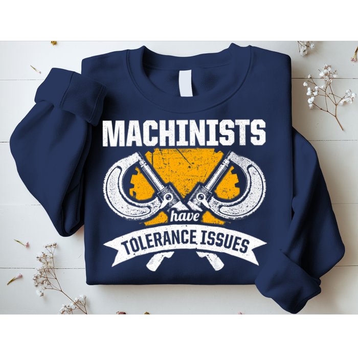 Machinist Tolerance CNC Machine Operator Machining Sweatshirt