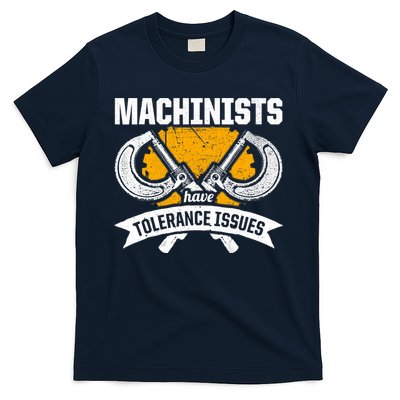 Machinist Tolerance CNC Machine Operator Machining T-Shirt