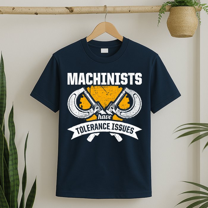 Machinist Tolerance CNC Machine Operator Machining T-Shirt