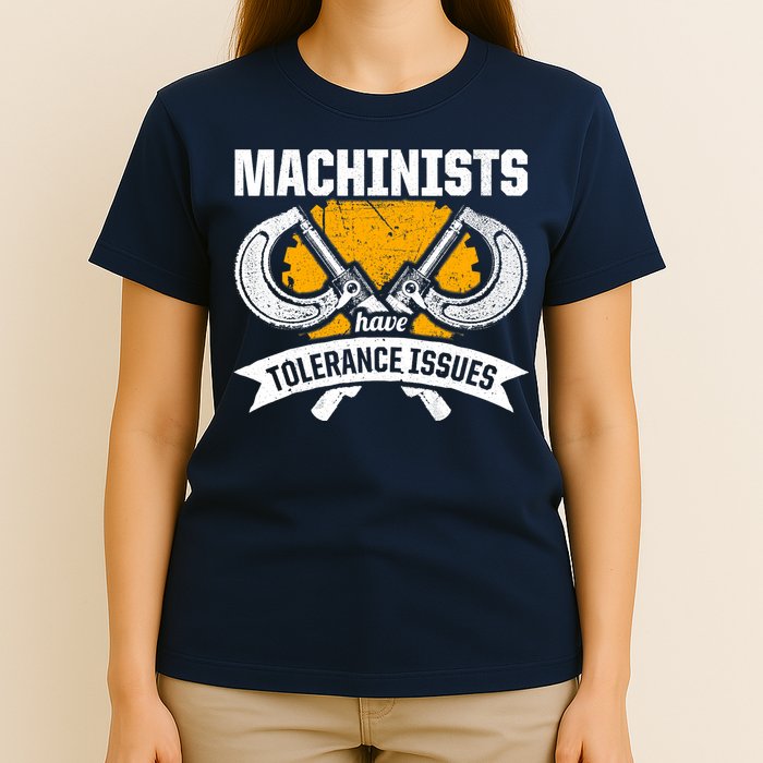 Machinist Tolerance CNC Machine Operator Machining T-Shirt