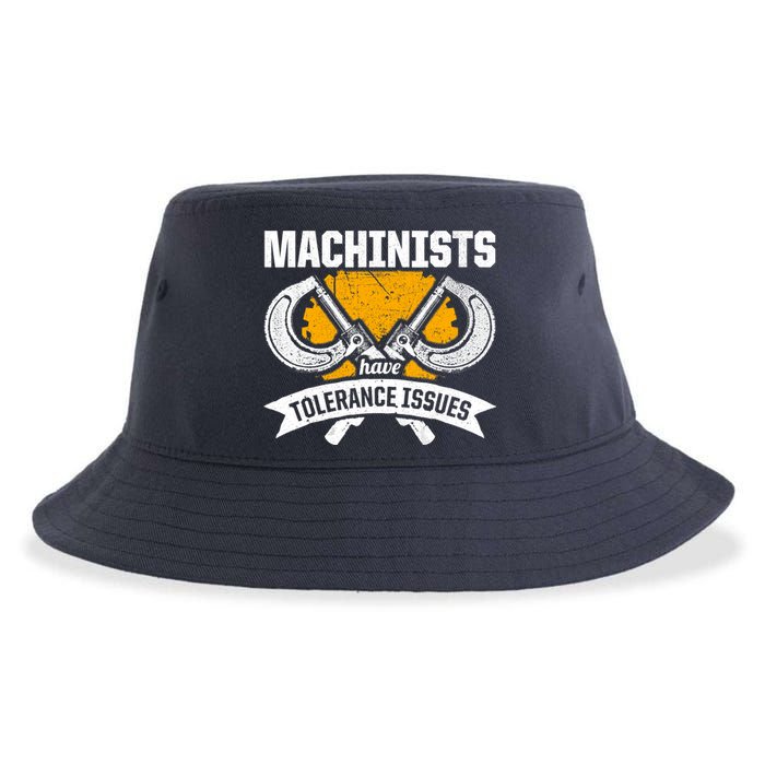 Machinist Tolerance CNC Machine Operator Machining Sustainable Bucket Hat