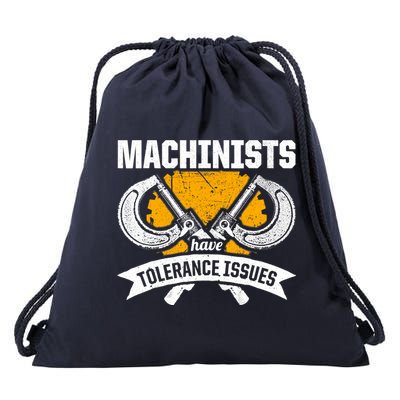 Machinist Tolerance CNC Machine Operator Machining Drawstring Bag