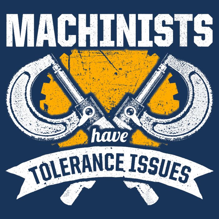 Machinist Tolerance CNC Machine Operator Machining Drawstring Bag