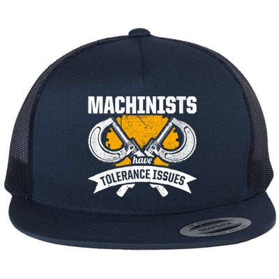 Machinist Tolerance CNC Machine Operator Machining Flatbill Hat