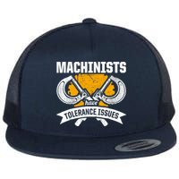 Machinist Tolerance CNC Machine Operator Machining Flat Bill Trucker Hat