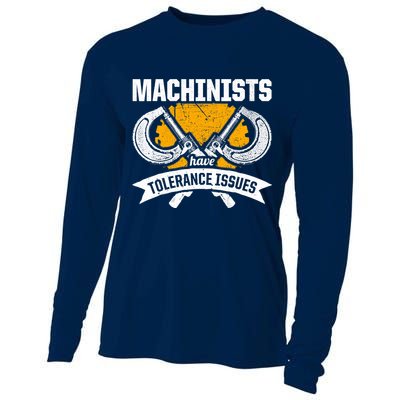 Machinist Tolerance CNC Machine Operator Machining Cooling Performance Long Sleeve Crew