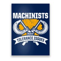 Machinist Tolerance CNC Machine Operator Machining Poster
