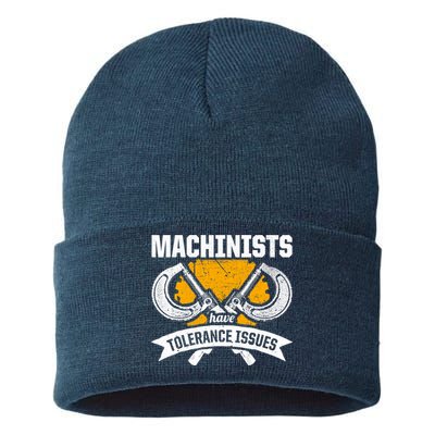 Machinist Tolerance CNC Machine Operator Machining Sustainable Knit Beanie