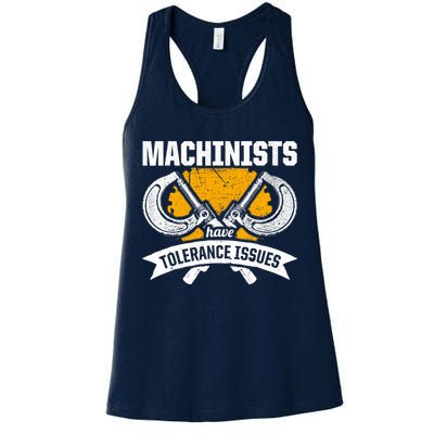 Machinist Tolerance CNC Machine Operator Machining Womens Tank Top