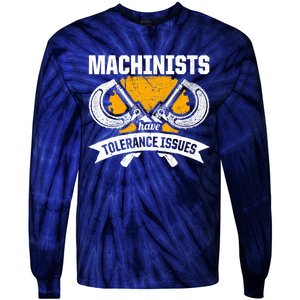 Machinist Tolerance CNC Machine Operator Machining Tie-Dye Long Sleeve Shirt