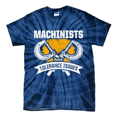 Machinist Tolerance CNC Machine Operator Machining Tie-Dye T-Shirt