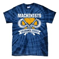 Machinist Tolerance CNC Machine Operator Machining Tie-Dye T-Shirt