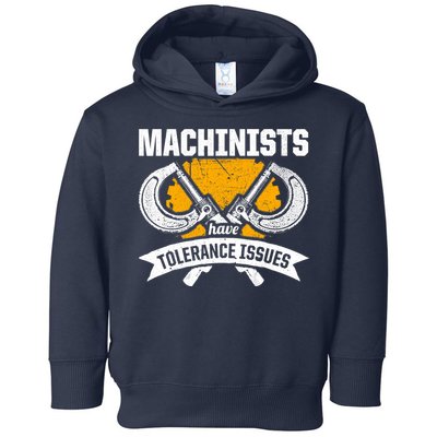 Machinist Tolerance CNC Machine Operator Machining Toddler Hoodie