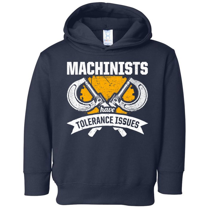 Machinist Tolerance CNC Machine Operator Machining Toddler Hoodie