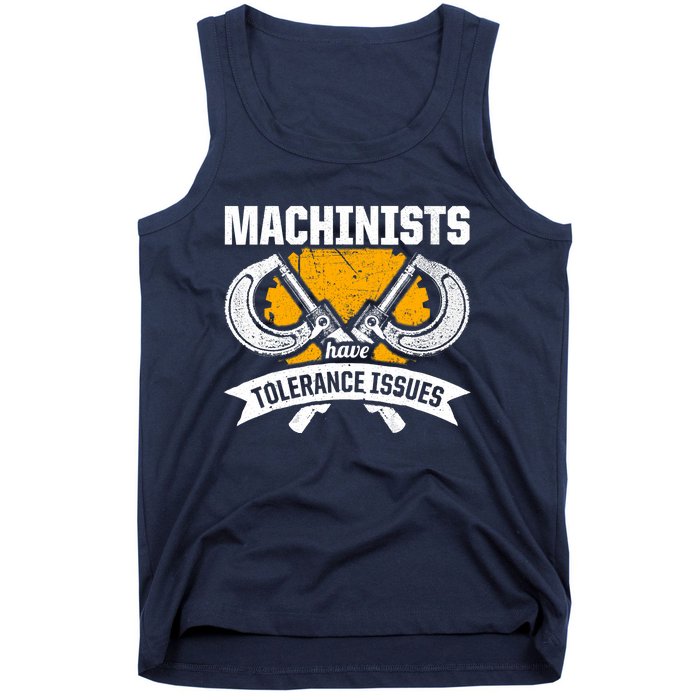 Machinist Tolerance CNC Machine Operator Machining Tank Top