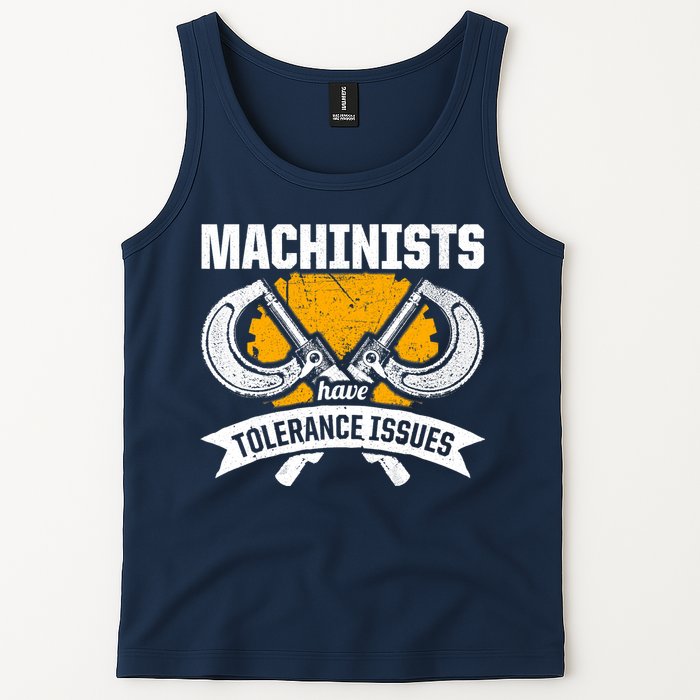 Machinist Tolerance CNC Machine Operator Machining Tank Top