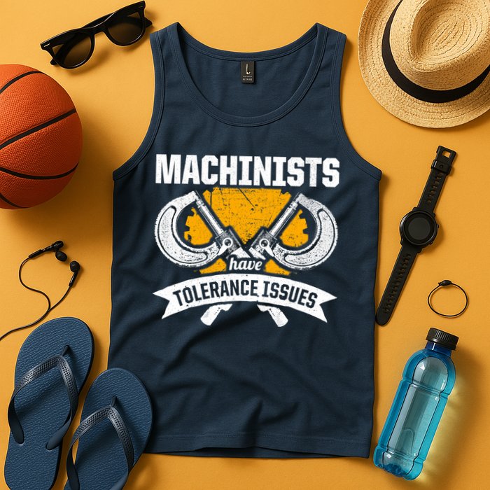 Machinist Tolerance CNC Machine Operator Machining Tank Top