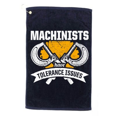 Machinist Tolerance CNC Machine Operator Machining Golf Towel