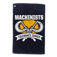 Machinist Tolerance CNC Machine Operator Machining Golf Towel