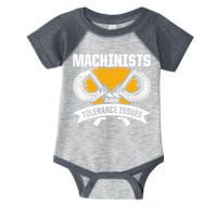 Machinist Tolerance CNC Machine Operator Machining Infant Baby Jersey Bodysuit