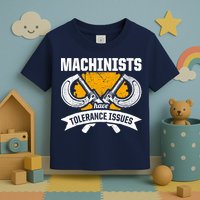 Machinist Tolerance CNC Machine Operator Machining Toddler T-Shirt