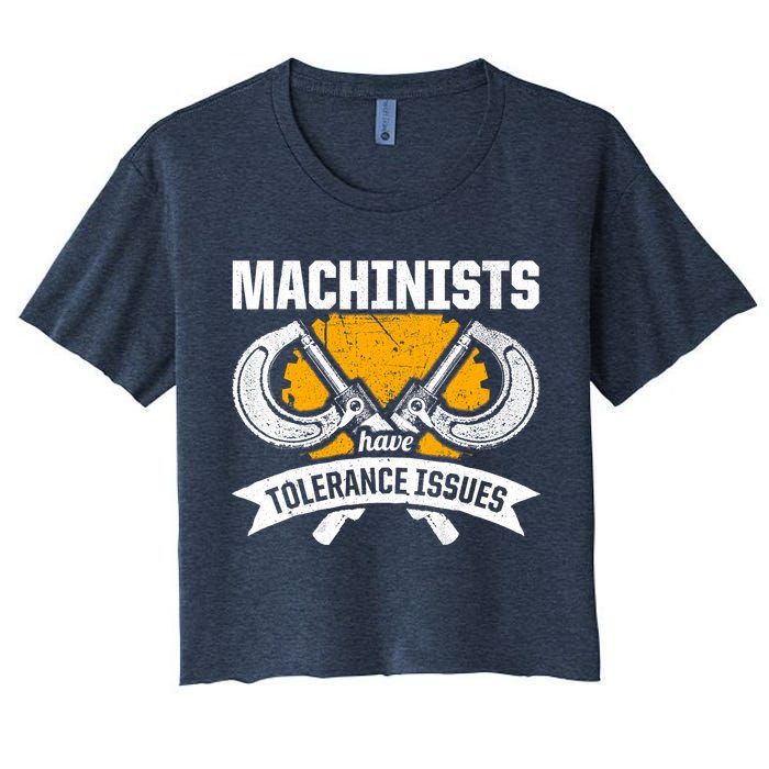 Machinist Tolerance CNC Machine Operator Machining Crop Top