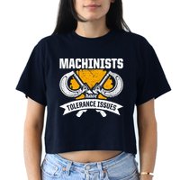 Machinist Tolerance CNC Machine Operator Machining Crop Top