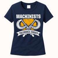 Machinist Tolerance CNC Machine Operator Machining Womens T-Shirt