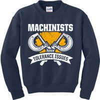 Machinist Tolerance CNC Machine Operator Machining Kids Sweatshirt