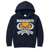 Machinist Tolerance CNC Machine Operator Machining Kids Hoodie