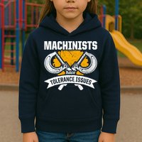 Machinist Tolerance CNC Machine Operator Machining Kids Hoodie