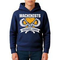 Machinist Tolerance CNC Machine Operator Machining Kids Hoodie