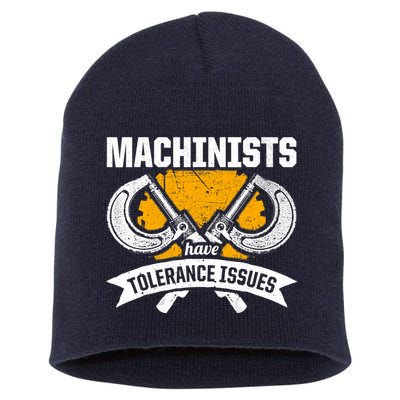 Machinist Tolerance CNC Machine Operator Machining Short Acrylic Beanie