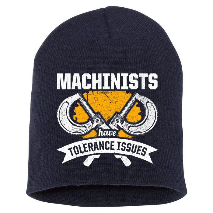 Machinist Tolerance CNC Machine Operator Machining Short Acrylic Beanie