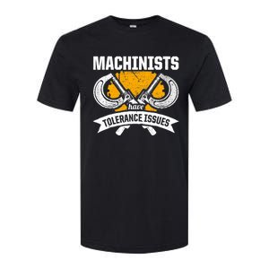 Machinist Tolerance CNC Machine Operator Machining Softstyle CVC T-Shirt