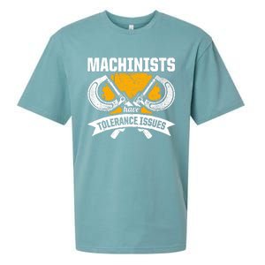 Machinist Tolerance CNC Machine Operator Machining Sueded Cloud Jersey T-Shirt