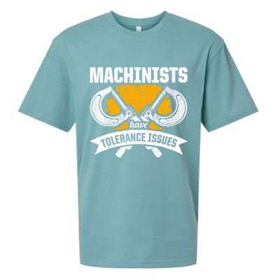 Machinist Tolerance CNC Machine Operator Machining Sueded Cloud Jersey T-Shirt