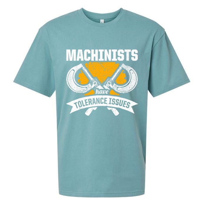 Machinist Tolerance CNC Machine Operator Machining Sueded Cloud Jersey T-Shirt