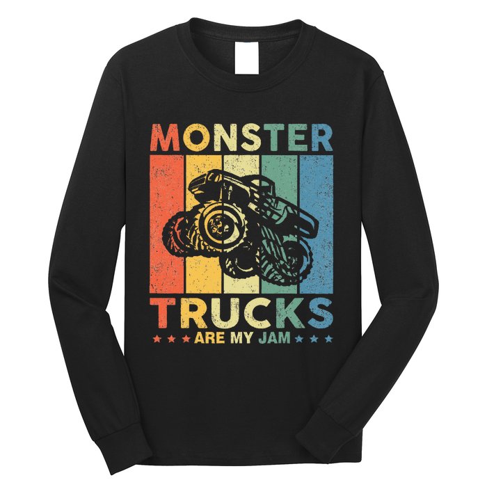 Monster Truck Car For Birthday Long Sleeve Shirt