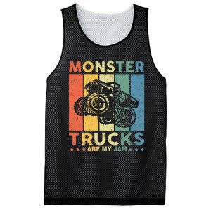 Monster Truck Car For Birthday Mesh Reversible Basketball Jersey Tank