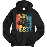 Monster Truck Car For Birthday Tie Dye Hoodie