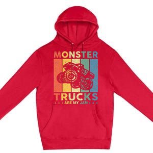 Monster Truck Car For Birthday Premium Pullover Hoodie