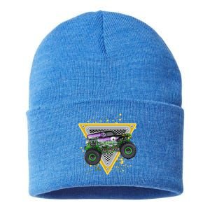 Monster Truck Cute Gift And Adults Gift Sustainable Knit Beanie