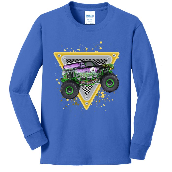 Monster Truck Cute Gift And Adults Gift Kids Long Sleeve Shirt