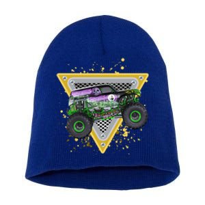 Monster Truck Cute Gift And Adults Gift Short Acrylic Beanie