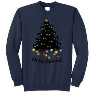 Merry Tree Catmas With Holiday Lovers Sweatshirt