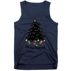 Merry Tree Catmas With Holiday Lovers Tank Top