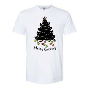 Merry Tree Catmas With Holiday Lovers Softstyle CVC T-Shirt